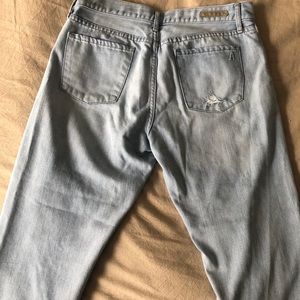 Light wash ripped jeans
